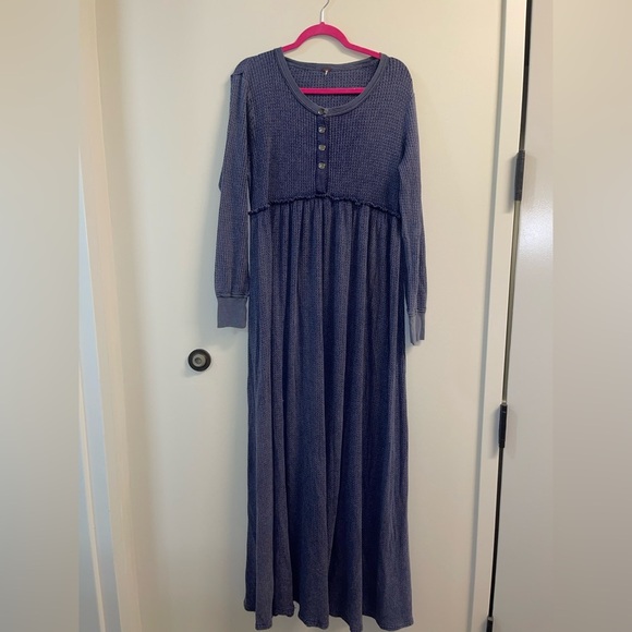 Free People Marissa Henley Waffle size medium - Picture 3 of 12